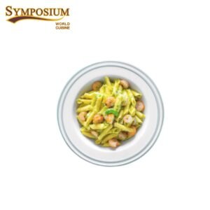 GARGANELLI POLO AL PESTO