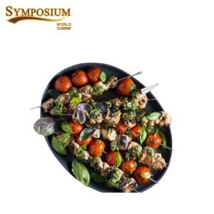 SPIEDINI DI POLLO CON PESTO